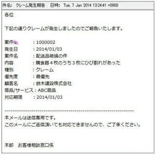 �N���[���@�⍇���@�V�X�e��